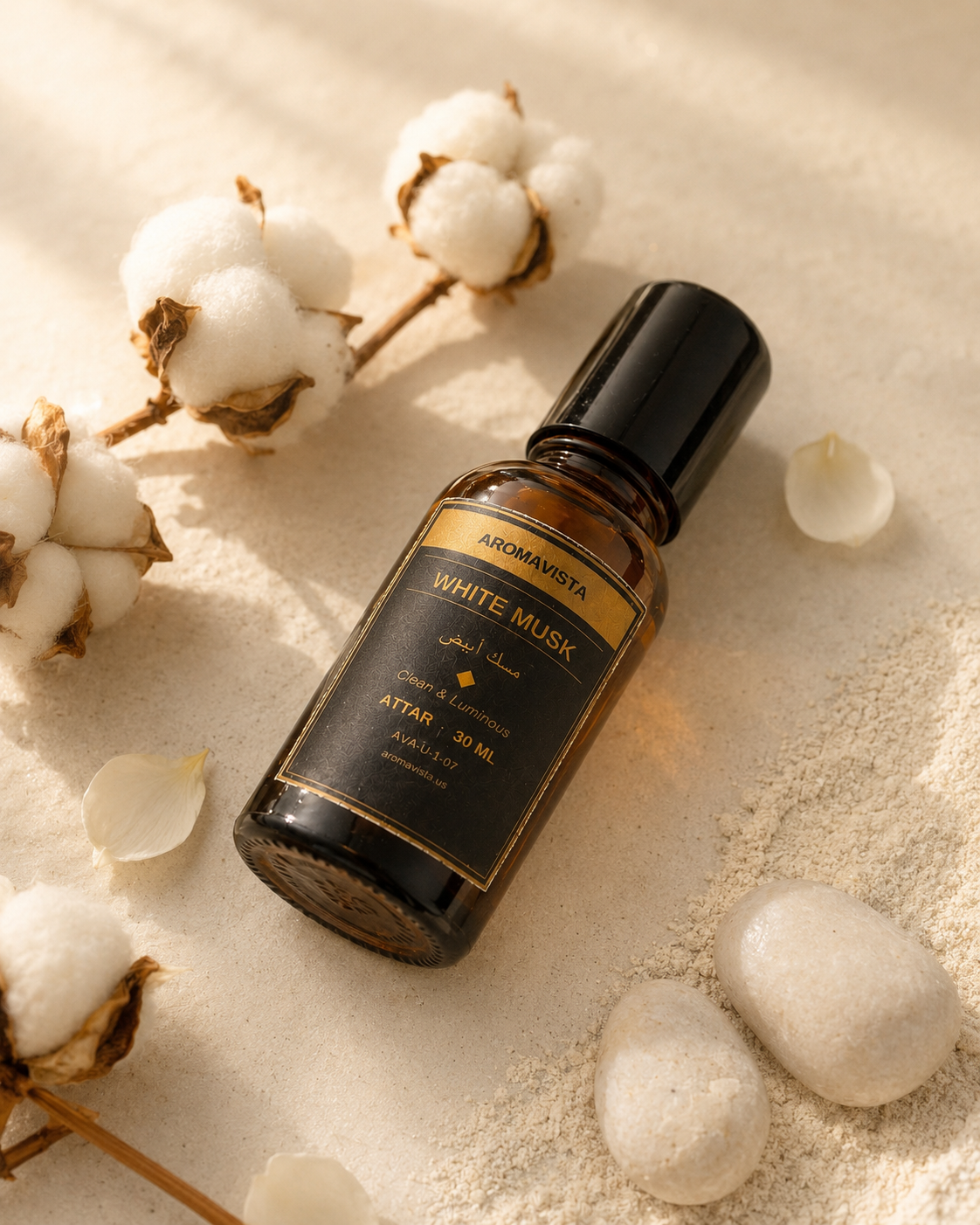 White Musk Alcohol-Free Attar Oil 30ml