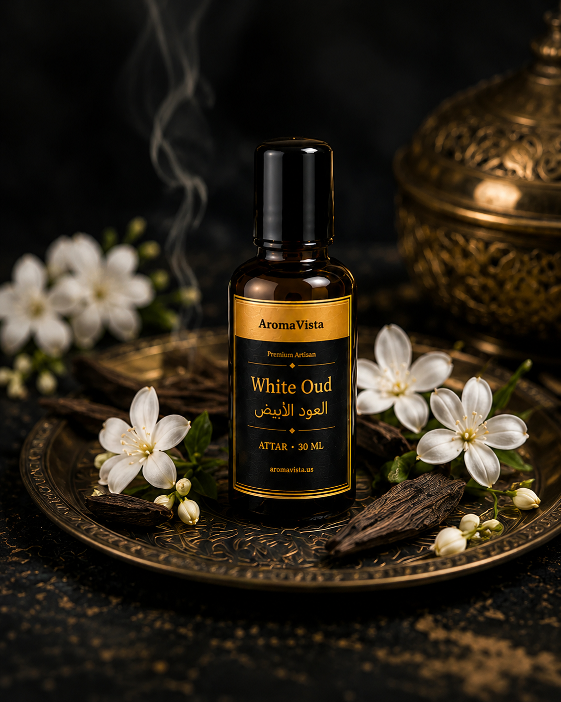 White Oud Alcohol-Free Attar Oil 30ml