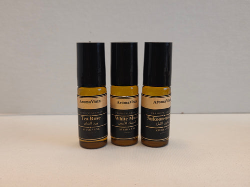 AromaVista Alcohol-Free Attar Roll-On Sample 5ml