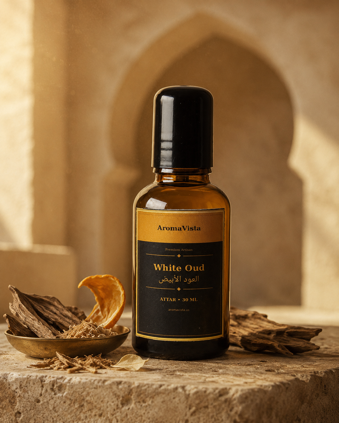 White Oud Alcohol-Free Attar Oil 30ml