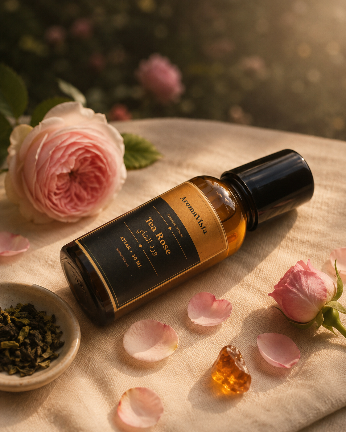 Tea Rose Alcohol-Free Attar Oil 30ml