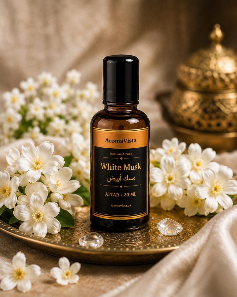 White Musk Alcohol-Free Attar Oil