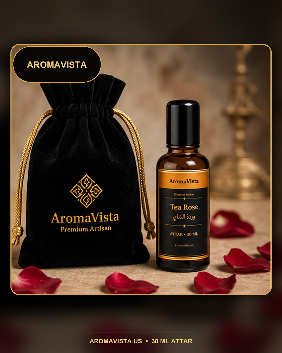 Tea Rose Alcohol-Free Attar Oil