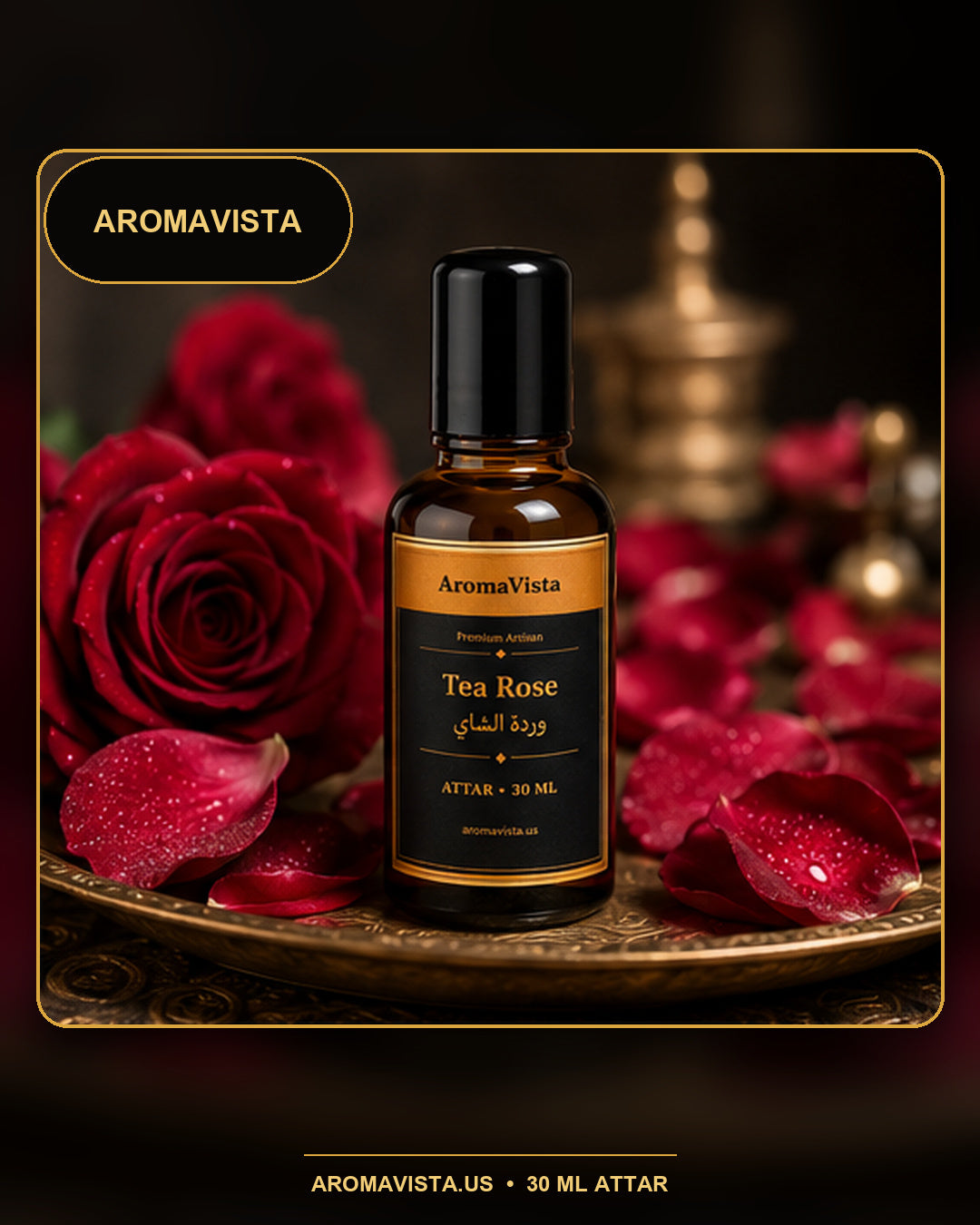 Tea Rose Alcohol-Free Attar Oil